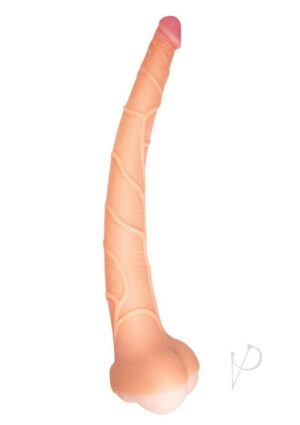 3-in-1 Dildo and Non-Vibrating Penis Sleeve Beige