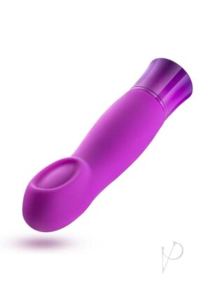 Warming Function Silicone G Spot Vibrator - Amethyst