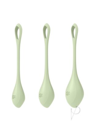 Strengthen Pelvic Floor Silicone Ben Wa Balls Training Set – Light Grey