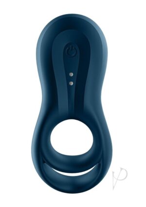 Clitoral Stimulator App Controlled Vibrating Penis Ring Blue