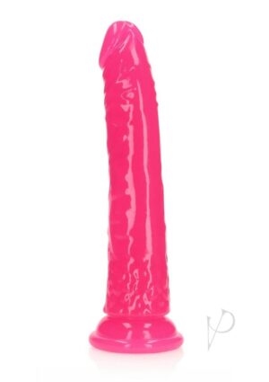 Realrock Slim Dildo 7 Gitd Pink