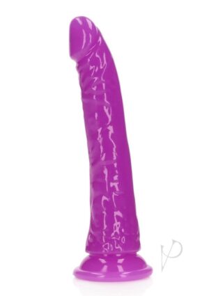 Realrock Slim Dildo 6 Gitd Purple