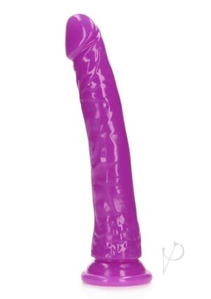 Glow-in-the-Dark Suction Cup Big Strap On Dildo Purple