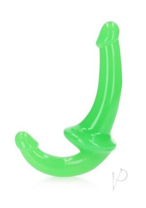 6-inch Double-Ended Dildo Strapless Strap-On - Green