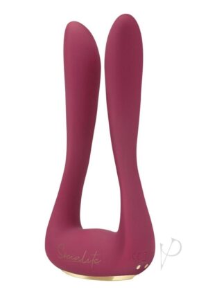 Two Flexible Heads Clitoral Vibrator Pink