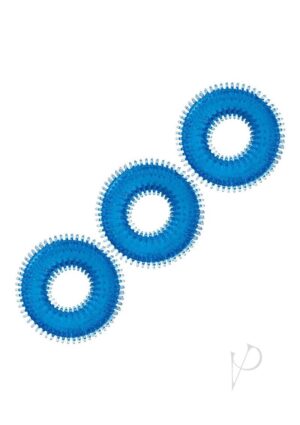 Enhancement Erection Non-Vibrating Penis Ring Blue