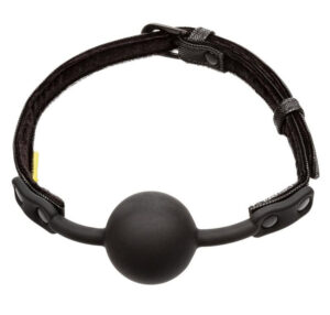 Sex Restraints Silicone Ball Gag Black