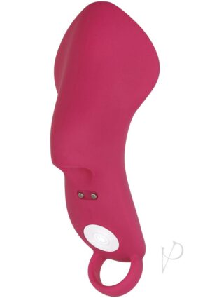 Clitoral Stimulator Finger Vibrator - Burgundy