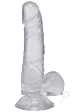 Hands-free Realistic Dildo for Beginners With Suction Cup Clear