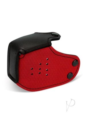 Puppy Sex Hood Muzzle Head Mask - Red