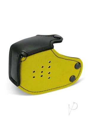 Puppy Sex Hood Muzzle Head Mask - Yellow