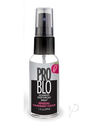 Pro Blo Oral Sex Deep Throat Numbing Spray Sensual Strawberry