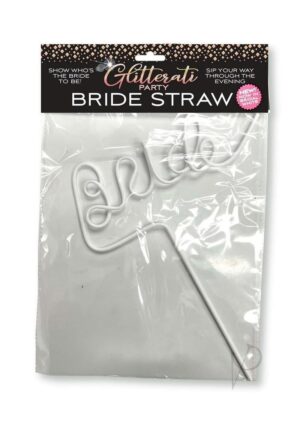 Twisty Straw White Bachelorette Party Supply