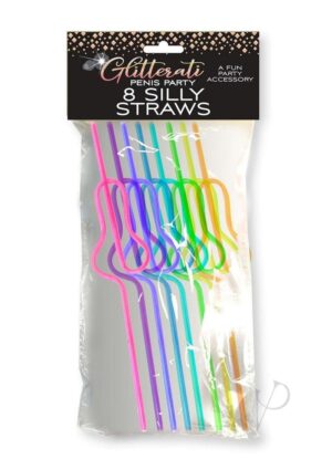 Silly Straws 8-pack Bachelorette Party Supply