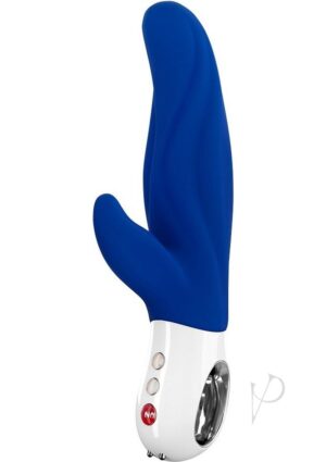 Dual Stimulator Silicone Rabbit Vibrator - Ultramarine