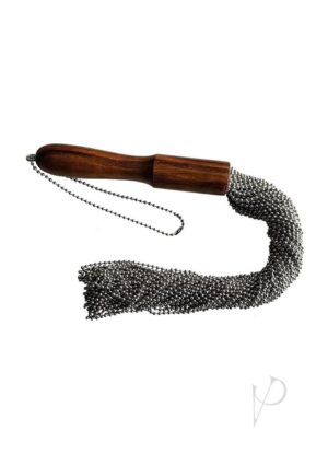 Punishment Whip Metal Flogger Chain Tails - Silver