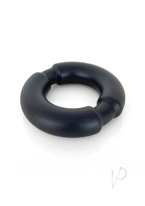 Silicone Non-Vibrating Penis Ring Black