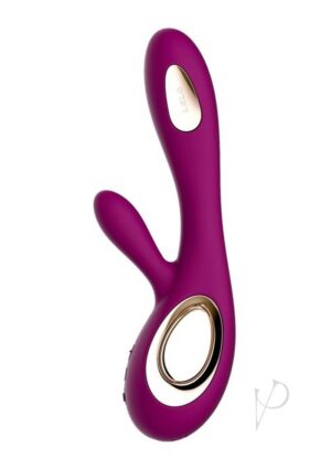 Rechargeable Silicone Rabbit Vibrator - Deep Rose