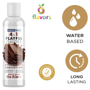 Warming Water Based Lube Chocolate Sensation - 1oz