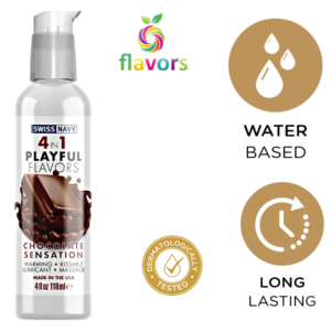 Warming Water Based Lube Chocolate Sensation - 4 oz