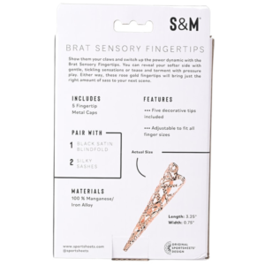 Sportsheets Tickling Sensations Brat Sensory Decorative Fingertips Sex Restraints