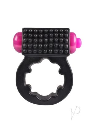 3 Speed Erection Vibrating Penis Ring - Black