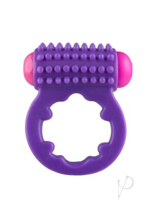 Single Speed Vibrating Penis Ring Purple