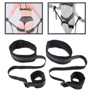 Adjustable Thigh N Wrist Cuffs Sex Restraints