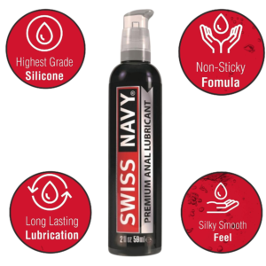 Silicone Lubricant Long Lasting Anal Sex Lube 2oz