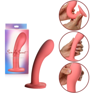 Silicone G-Spot Harness Compatible Suction Cup Dildo