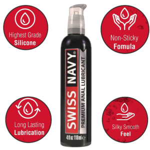 Silicone Lubricant Long Lasting Anal Sex Lube 4oz