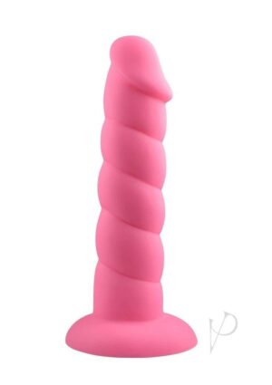 Strap-on Compatible Realistic Silicone Dildo - Pink