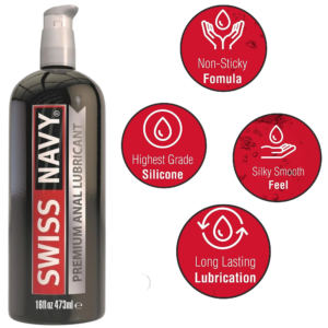 Silicone Lubricant Long Lasting Anal Sex Lube 16oz