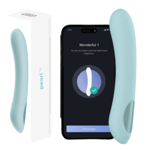 Wireless Silicone G-spot App Controlled Vibrator - Turquoise