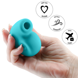 Clitoral Stimulator Sucking Vibrator with Air Pulse Teal