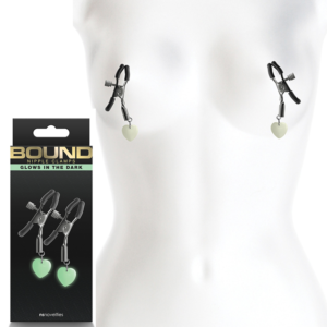 Bound Bondage Gear Erotic Metal Nipple Clamps