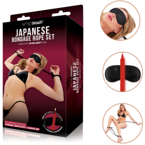 BDSM Sex Restraints Japanese Rope Set Candle 4pc