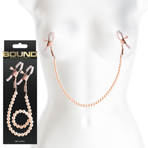 Bound Bondage Gear Adjustable Metal Nipple Clamps