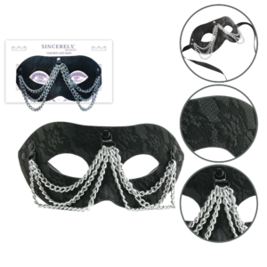 Sincerely Chained Lace Mask