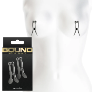 Bound Bondage Gear Silicone Tips Adjustable Meal Nipple Clamps