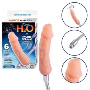 H2o Splish Splash 6-inch Squirting Dildo