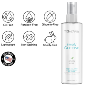Wicked Simply Cleene Anti-Bacterial Sex Toy Cleaner