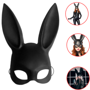 Bunny Rabbit Mask Sexy Accessory Os Black