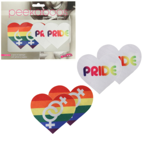 Peekaboo Pride Hearts