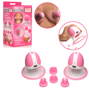 Silicone Nipple Suckers and 4 Attachments