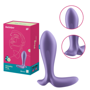 Vibrating Butt Plug App Controlled Vibrator Purple