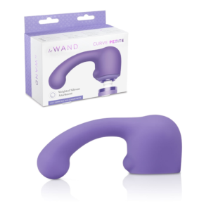 Silicone Massager Vibrating Wand Attachment - Purple