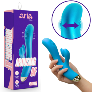 Rechargeable Vibrating Rabbit Vibrator - Blue