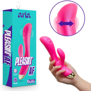 Rechargeable Vibrating Rabbit Vibrator - Fuchsia