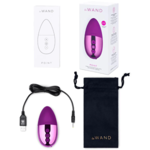 Mini Hands-free Rechargeable Vibrator - Cherry